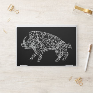 Wild Boar with Runes HP Laptop Skin