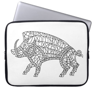Wild Boar with Runes Laptop Sleeve