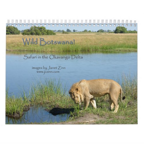 Wild Botswana Safari in the Okavango Delta Calendar