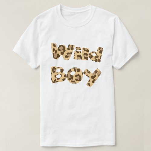 Wild Boy Leopard Print T_Shirt