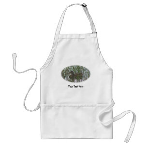 Wild Brown Duck In Water Animal Apron