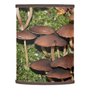 Wild Brown Mushroom Cluster Nature Lamp Shade