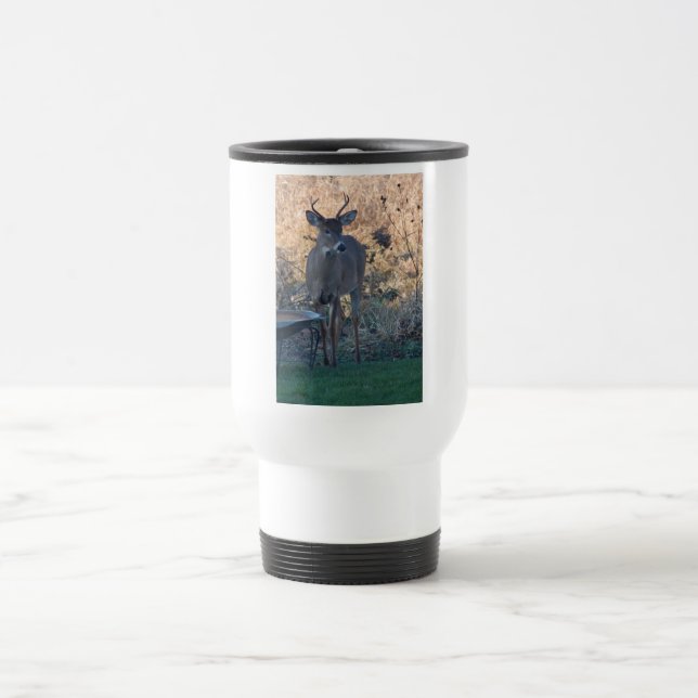 Wild Buck Deer Travel Mug (Center)