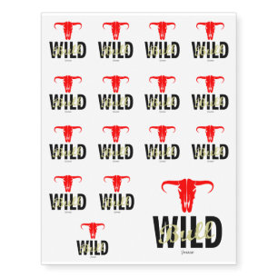 Wild Bull by VIMAGO Temporary Tattoos