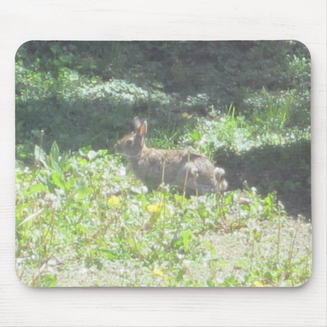 Wild Bunny Mousepad (Front)