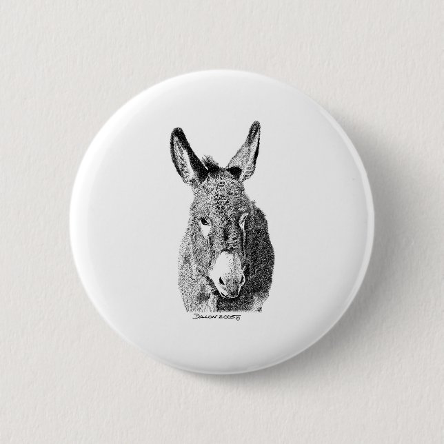 Wild Burro Button (Front)