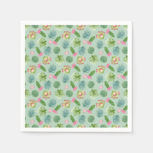 Wild Cactus Pattern Napkins
