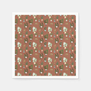 Wild Cactus Pattern Napkins