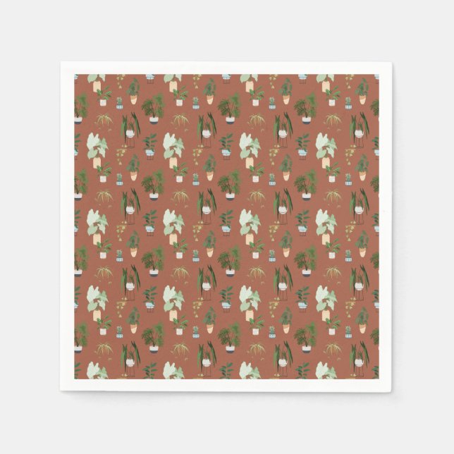 Wild Cactus Pattern Napkins (Front)