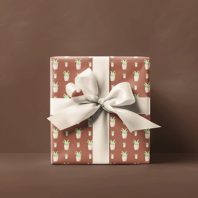 Wild Cactus Pattern Wrapping Paper (Creator Uploaded)