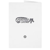 wild cake card (Back)