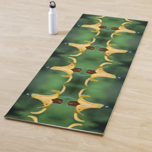 Wild Canada Lily And Insect Abstract  Yoga Mat