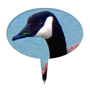 Wild Canadian Goose Cake Topper