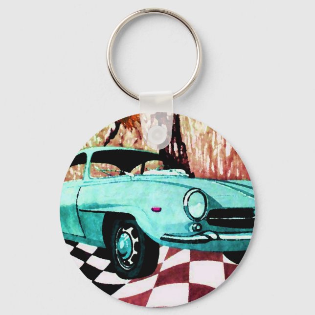 Wild Car - Alfa CricketDiane Art & Design Keychain (Front)