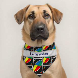 Wild Card Mode Dog Bandana Halloween Pet Costume Collar