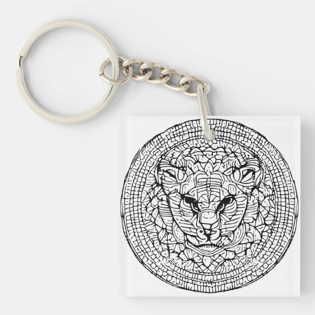 Wild Cat Energy Keychain (Front)