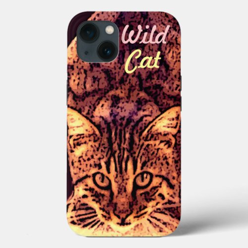 WILD CAT KITTEN iPhone 13 CASE