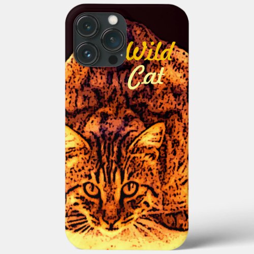 WILD CAT KITTEN iPhone 13 PRO MAX CASE