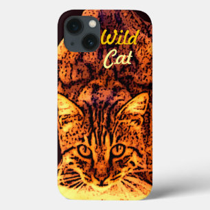 WILD CAT KITTEN iPhone 13 CASE