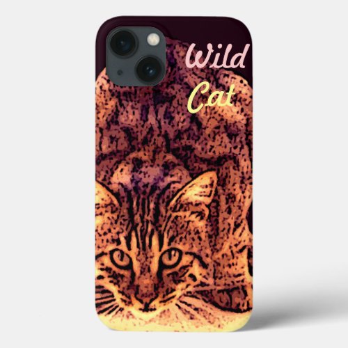 WILD CAT KITTEN iPhone 13 CASE