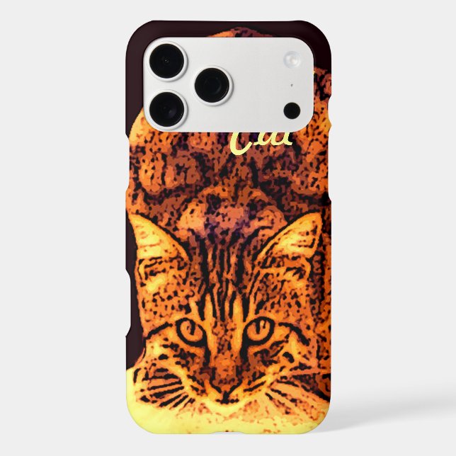 WILD CAT KITTEN IPHONE CASE (Back)
