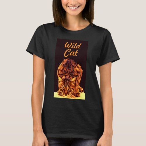 WILD CAT KITTEN T_Shirt