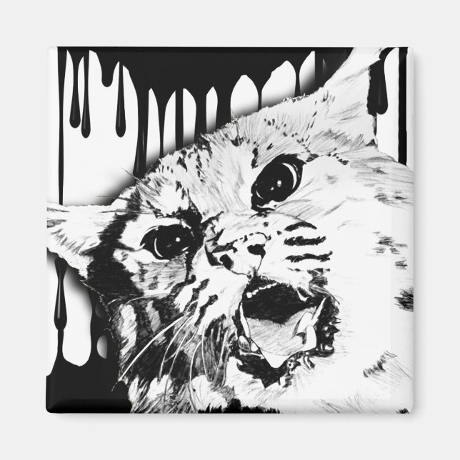 wild cat magnet (Front)