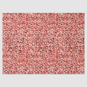 WILD CAT Orange Leopard Skin Animal Print Tissue Paper