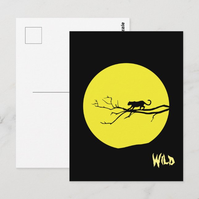 Wild Cat Postcard (Front/Back)