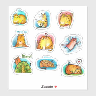 Wild Cat Sticker Series #1