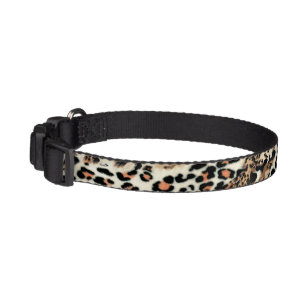 Wild Cats Modern Animal Leopard Print Pattern Pet Collar