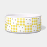 Wild & Check (Yellow) Bowl<br><div class="desc">I made it a feminine image</div>