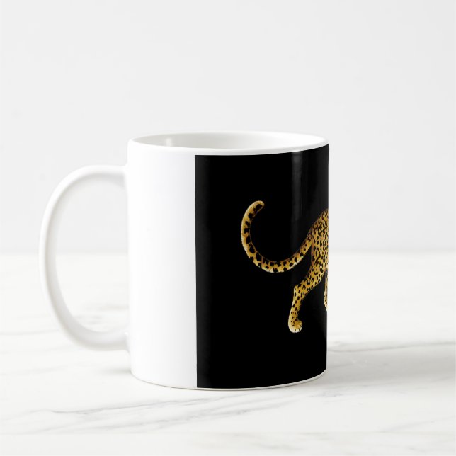 Wild Cheetah Coffee Mug (Left)