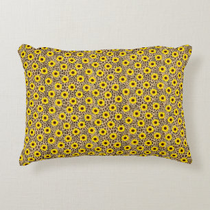 Wild Cheetah Leopard Print Accent  Pillow