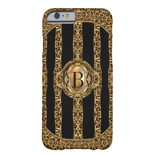 Wild Cheetah Monogram Case-Mate iPhone Case (Back)