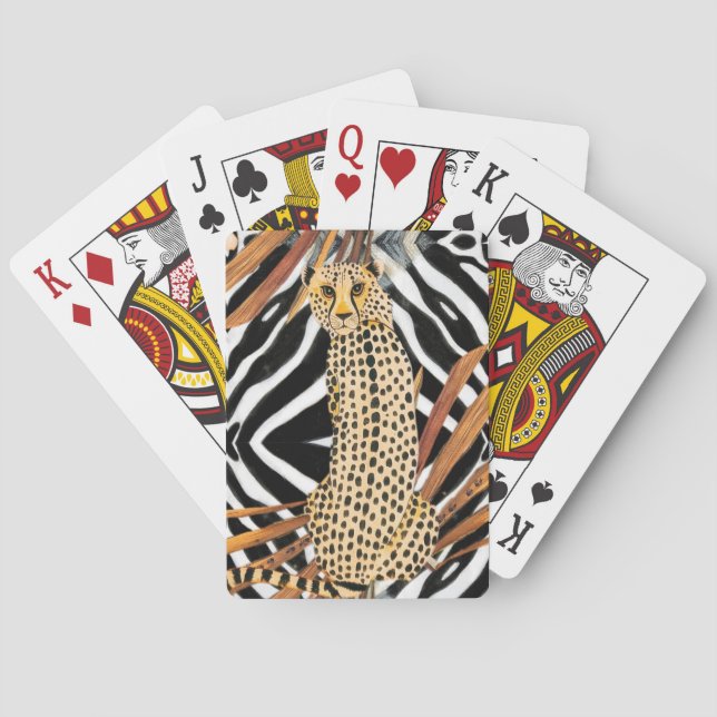 Wild Cheetah Poker Cards (Back)
