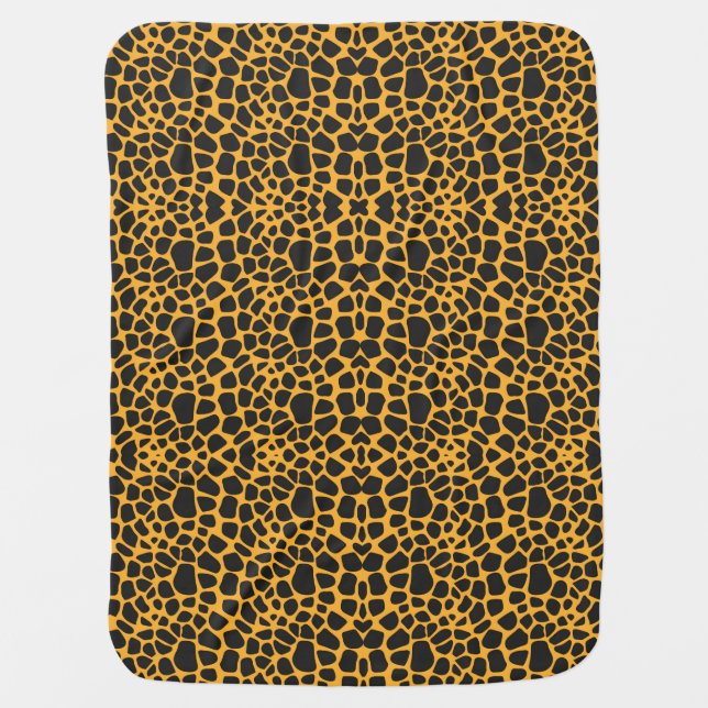 Wild Cheetah Skin Baby Blanket (Front)