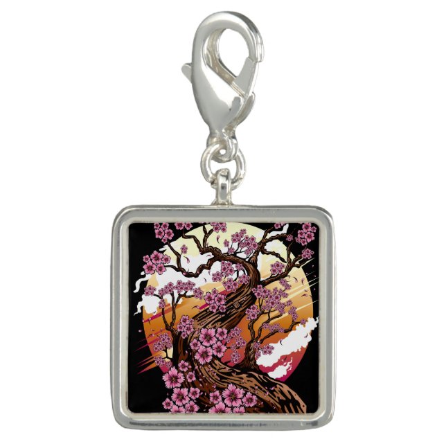 Wild Cherry Blossom Charm (Front)
