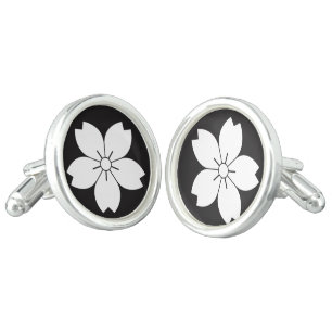 Wild cherry blossom cufflinks