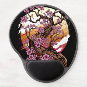 Wild Cherry Blossom Gel Mouse Pad