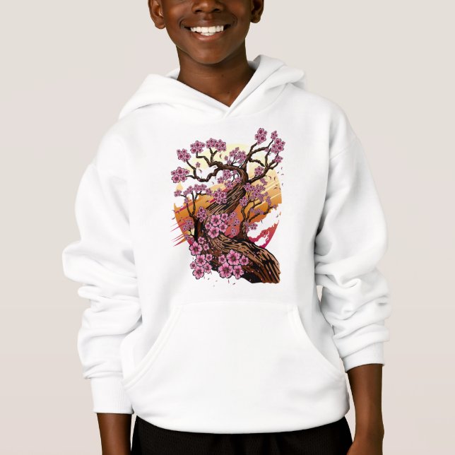 Wild Cherry Blossom Hoodie (Front)