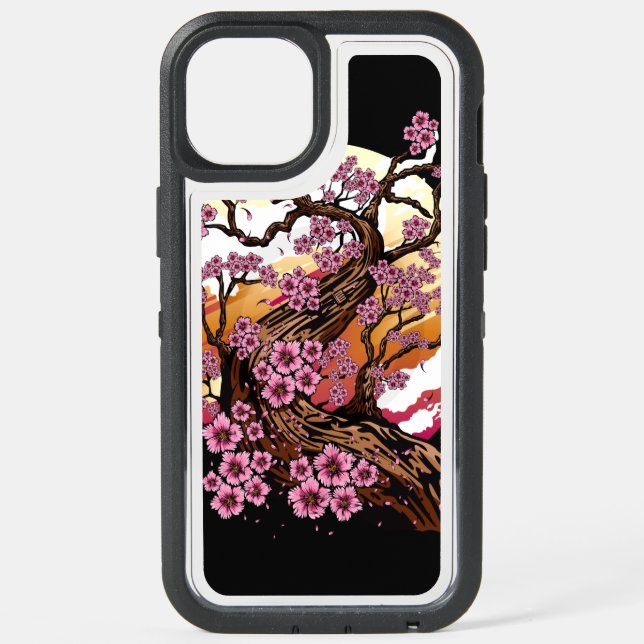 Wild Cherry Blossom iPhone 15 Plus Case (Back)