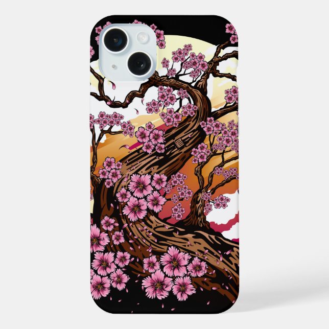 Wild Cherry Blossom iPhone Case (Back)
