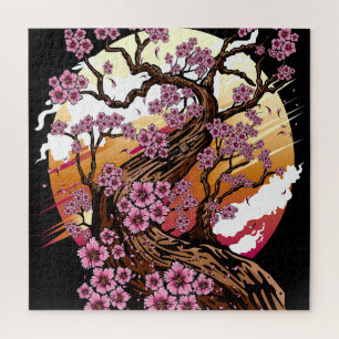 Wild Cherry Blossom Jigsaw Puzzle