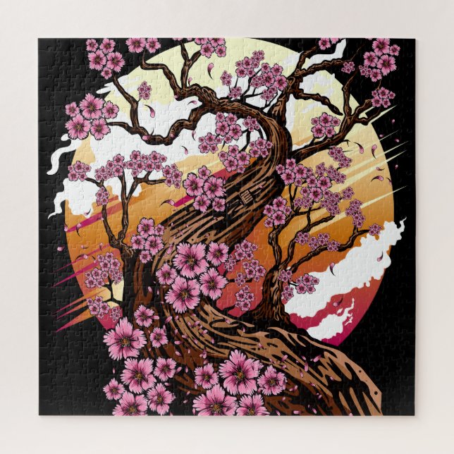 Wild Cherry Blossom Jigsaw Puzzle (Vertical)