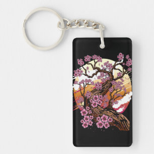 Wild Cherry Blossom Keychain