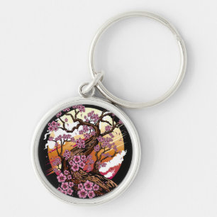 Wild Cherry Blossom Keychain