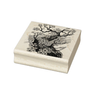 Wild Cherry Blossom Rubber Stamp