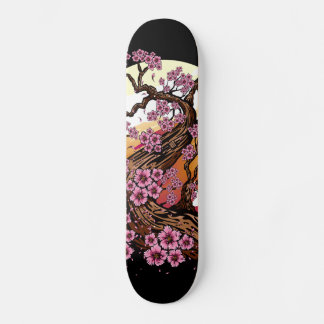 Wild Cherry Blossom Skateboard
