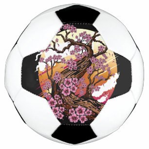 Wild Cherry Blossom Soccer Ball